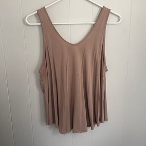 Nude/ Tan Flowy Tank Top